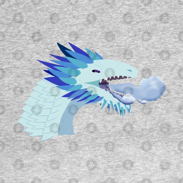 Ice Dragon by mystykm-merch